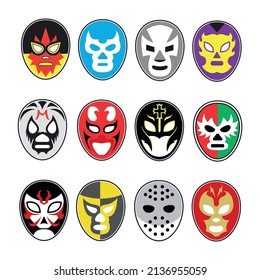 Wrestler masks for mexican martial fighters sportswear masked wrestling colored collection