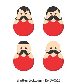 wrestler mustache people user icon picture avatar portrait