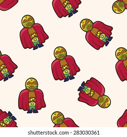 Wrestler ,seamless pattern