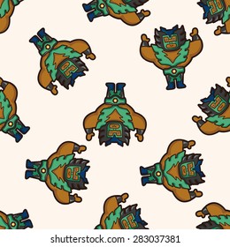 Wrestler ,seamless pattern