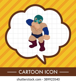 Wrestler theme element