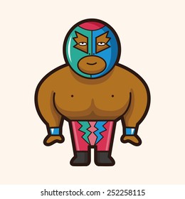 Wrestler theme elements 