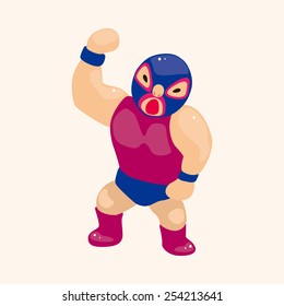 Wrestler theme elements 