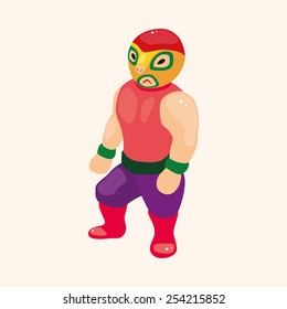 Wrestler theme elements 