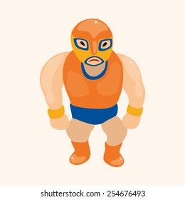 Wrestler theme elements 