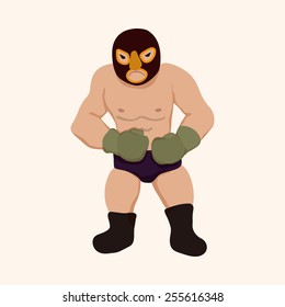 Wrestler theme elements 