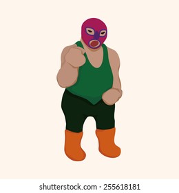 Wrestler theme elements 