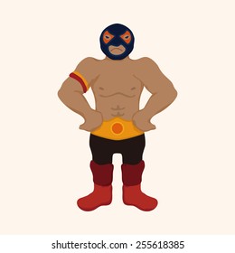 Wrestler theme elements 