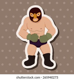 Wrestler theme elements 