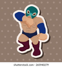 Wrestler theme elements 