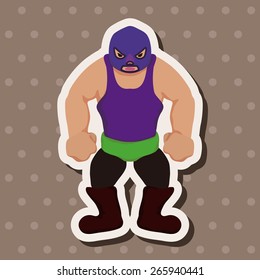 Wrestler theme elements 