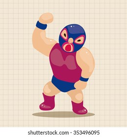 Wrestler theme elements 