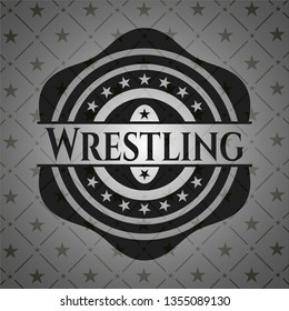 Wrestling dark icon or emblem