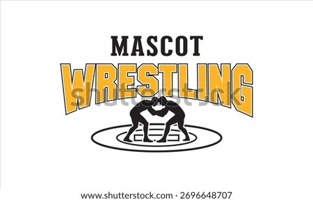 Wrestling Logo Design, Wrestling T-shirt Design Customizable Wrestling Designs