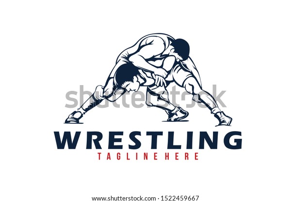 Wrestling Logo Icon Vector Isolated Stock Vector (Royalty Free) 1522459667