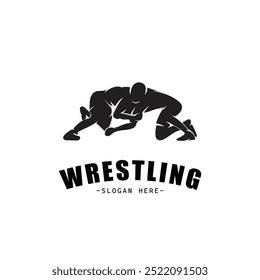 Wrestling logo template, Wrestling Sport logo template