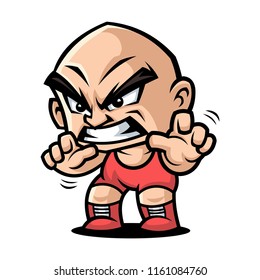 Wrestling Midget Design Vector