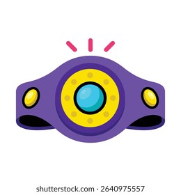 Wrestling Vector style icon. Eps 10 file