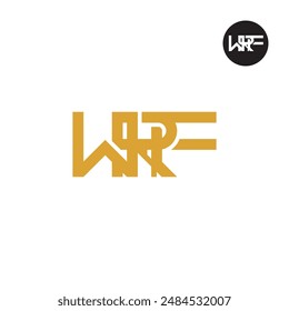 WRF Logo Letter Monogram Design