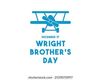 Wright Brother's Day. December 17. Eps 10.