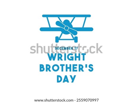 Wright Brother's Day. December 17. Eps 10.
