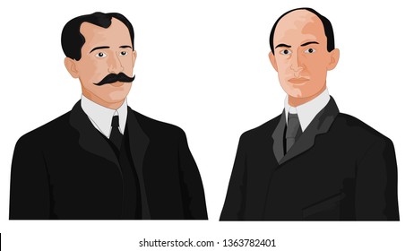 wright brothers vector