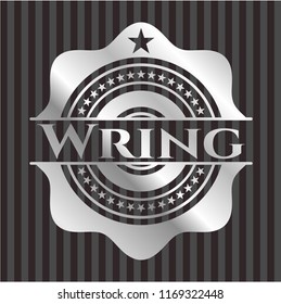 Wring silver badge