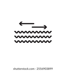 Wrinkle smoothing icon Thin line art collection