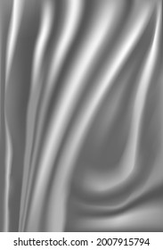 Wrinkled cloth texture. Concept 3d realism object eps 10. Background for the web page.