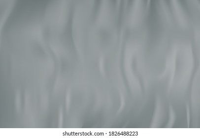 Wrinkled fabric in a thin wave