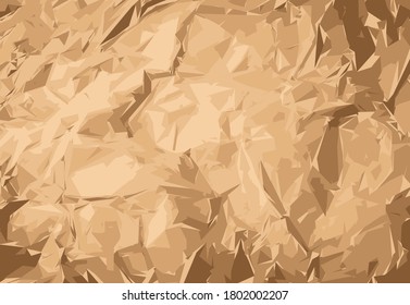 Textura de papel Kraft enrollado, fondo de papel de color marrón
