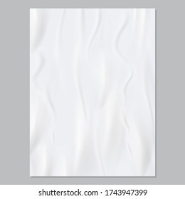 Papel arruinado. Plantilla vectorial realista para afiches modernos