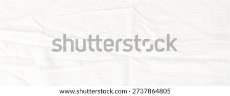 Wrinkled paper texture. Abstract Halftone Dot Pattern on White Crumpled Paper Texture Background. Vector halftone gradient in beige color isolated on transparent background with copy space.