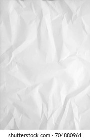 wrinkled paper. vector 