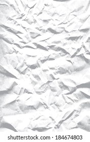 Wrinkled Paper Vector Background Stock Vector (Royalty Free) 184674803 ...