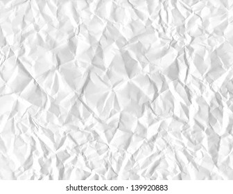 Wrinkled Paper. Vector Eps 8