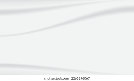 Wrinkled white  fabric background , Abstract gray background