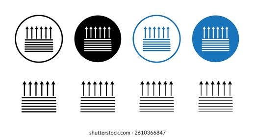 Wrinkles face reflection icon Black and white outline vector