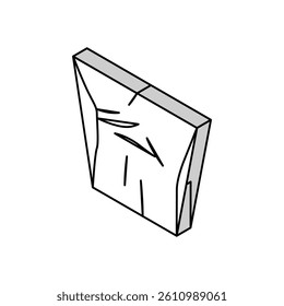 wrist body isometric icon vector. wrist body sign. isolated symbol illustration
