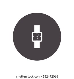 wrist hand watch icon vector, can be used for web and mobile design