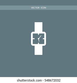 wrist hand watch icon vector, can be used for web and mobile design