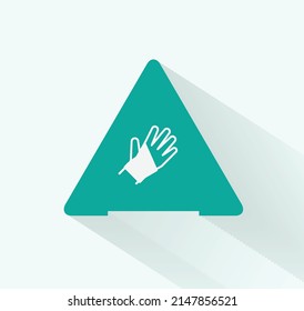 Wrist Pain Icon Isolated Background