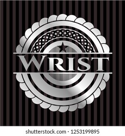 Wrist silver badge or emblem