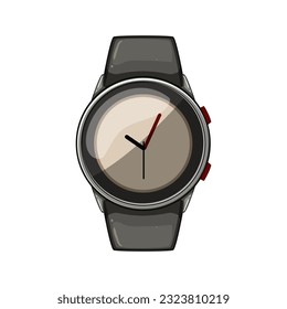 wrist smart watch cartoon. modern technology, screen sport wrist smart watch sign. isolated symbol vector illustration