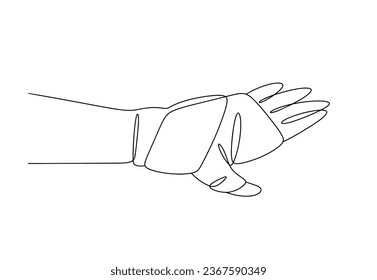 Wrist splint  Method