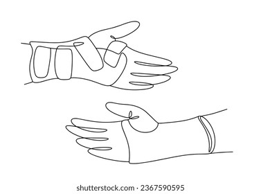 Wrist splint  Method