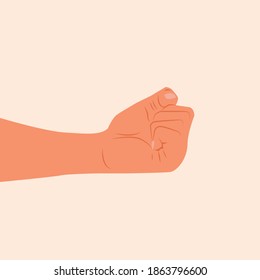 wrist, throw a fist, Male clenched fist, isolated, Man hand with a fist. Alpha. Protest. man throwing a punch, fist bumping flat vector illustration