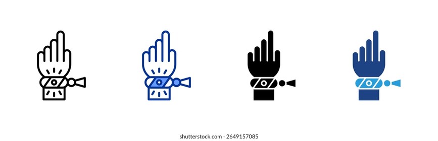Wrist Ticket icon sheet multiple style collection