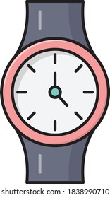 wrist vector flat color icon