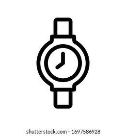 wrist vector thin line icon 